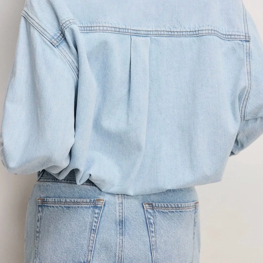 Good American Light Blue Denim Mini Skirt - Picture 4 of 4